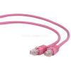 Gembird RJ45 CAT6 FTP - RJ45 CAT6 FTP M/M adatkábel 5m rózsaszín (PP6-5M/RO)