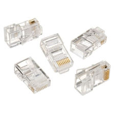 Gembird RJ45 UTP csatlakozó dugó 8P8C, 10db (LC-8P8C-001/10) kábel és adapter