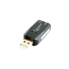 Gembird SC-USB2.0-01 Virtus Plus USB Hangkártya - Fekete