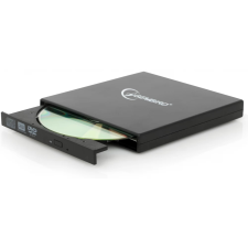 Gembird Slim DVD-Writer Black BOX cd és dvd meghajtó