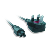 Gembird UK power cord (C5), 13 A, 6 ft kábel és adapter