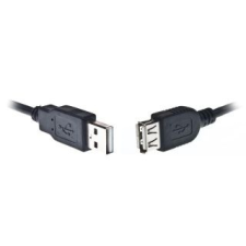 Gembird USB 2.0 A- A-csatlakozó kábel 4.5m fekete kábel és adapter