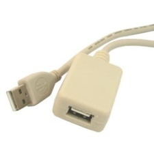 Gembird USB 2.0 aktív hosszabbító kábel 5m kábel és adapter