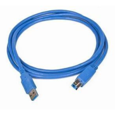 Gembird USB 3.0 A- B kábel, 3m, kék kábel és adapter