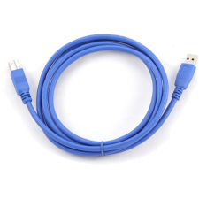 Gembird USB 3.0 A -> USB 3.0 B M/M adatkábel 1.8m kék kábel és adapter