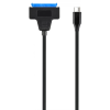 Gembird USB 3.0 Type C SATA + Táp Átalakító Fekete 15cm AUS3-03