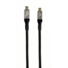 Gembird USB 4.0 Type C Összekötő Fekete 1.5m CCBP-USB4-CMCM240-1.5M kábel és adapter