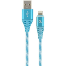  Gembird USB-A 2.0 -&gt; Lightning M/M adatkábel 2m türkiz-fehér Premium kábel és adapter