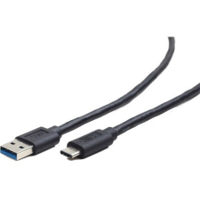  Gembird USB-C -&gt; USB-A 3.0 M/M adatkábel 0.5m fekete kábel és adapter