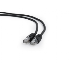 Gembird UTP CAT6 patch kábel 0.25m fekete /PP6U-0.25M/BK/ kábel és adapter