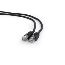 Gembird UTP Összekötő Fekete 50cm PP6U-0.5M/BK X300 300db kábel és adapter