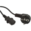 Gembird villásdugó Schuko -> C13 M/F tápkábel 3m fekete
