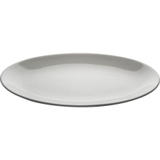 Geminiano Cozzi Ovális sekély tányér, Geminiano Cozzi Florence 26x17 cm tányér és evőeszköz