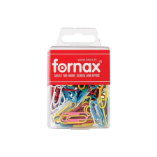 Gemkapocs 32mm, BC-46 színes Nr.2 műanyag dobozban Fornax gemkapocs, tűzőkapocs