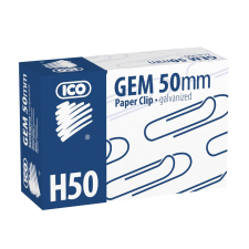  Gemkapocs 50mm, H50 100 db/doboz, Ico gemkapocs, tűzőkapocs