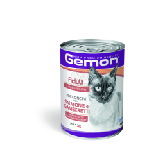  Gemon Cat Adult macskakonzerv - lazac, rák 415 g macskaeledel
