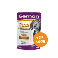 Gemon Dog alutasak Puppy & Junior Csirke 12x100g kutyaeledel
