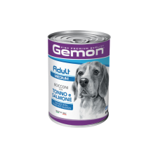 Gemon Dog Can Medium Adult Kutyakonzerv (Tonhal és Lazac) – 415 g kutyaeledel