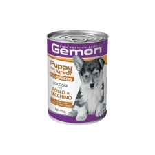 Gemon Dog Can Puppy & Junior Kutyakonzerv (Csirke és Pulyka) – 415 g kutyaeledel