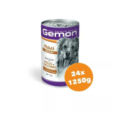 Gemon Dog konzerv Adult Medium Csirke & Pulyka 24x1250g kutyaeledel