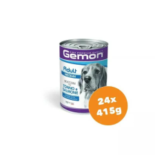Gemon Dog konzerv Adult Medium Tonhal & Lazac 24x415g kutyaeledel