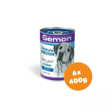 Gemon Dog Paté konzerv Mature - Light Tonhal 6x400g kutyaeledel