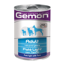 Gemon Dog PATÉ Light Tonhal konzerv 400g kutyaeledel