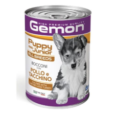  Gemon Dog Puppy & Junior konzerv csirke-pulyka – 24×415 g kutyaeledel