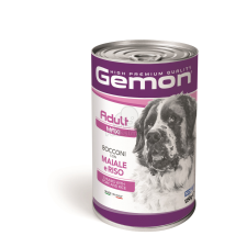 Gemon Maxi Adult kutyakonzerv - sertés, rizs 1250 g kutyaeledel