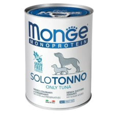 Gemon ( Monge ) Monge Dog Monoprotein Paté 100% tonhal 400g kutyaeledel