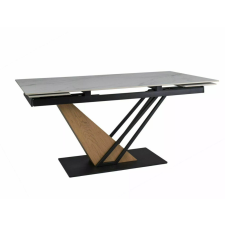  Genesis Luxus Bővíthető Kerámia Étkezőasztal Matt Fehér Tölgy Dizájn bútor