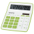 Genie 12266 840G Asztali számológép Zöld
