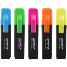 Genie Textmarker 5-Farben 5 Stk. (40022) filctoll, marker