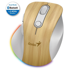Genius Ergo 9000S Pro Bluetooth Wireless Egér - Pine Wood (31030039407) egér