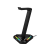 Genius GX-UH100 fejhallgató állvány, RGB, fekete (31250017400)