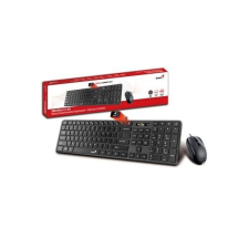 Genius - SlimStar C126 keyboard + mouse Black HU billentyűzet