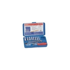 GENIUS TOOLS GS-221M 1/4-os 6 lapú dugókulcs készlet, 21 részes dugókulcs
