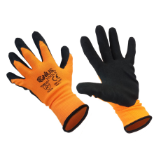 GENIUS TOOLS Kesztyű - szerelőkesztyű - Genius narancs L-es 9-es