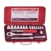 GENIUS TOOLS TX-2319 1/4 és 3/8-os belső torx dugókulcs készlet, 19 részes