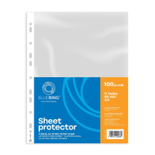 Genotherm lefűzhető, A4, 50 micron fényes víztiszta Bluering® 100 db/csomag, lefűző
