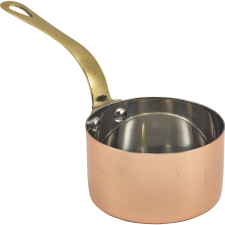 GenWare Tálalóedény rozsdamentes acél, magasság: 45 mm, átmérő: 78 mm, réz konyhai eszköz