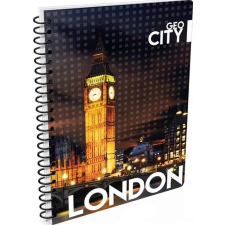 Geo City London spirálblok A6 füzet