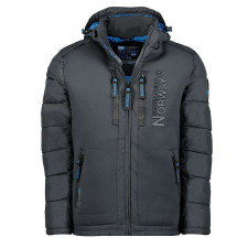 Geographical Norway férfi dzseki BEACHWOOD MEN 068, 6XL Sötétszürke férfi kabát, dzseki