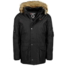 Geographical Norway férfi kabát ABIOSAURE MEN 003 parka, L Fekete férfi kabát, dzseki