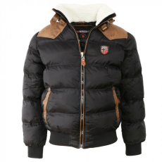  GEOGRAPHICAL NORWAY férfi kabát ABRAMOVITCH  MEN  001, Fekete 4XL