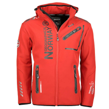 Geographical Norway férfi kabát ROYAUTE softshell, XL Piros férfi kabát, dzseki