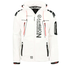 Geographical Norway férfi kabát TECHNO softshell, Fehér 5XL