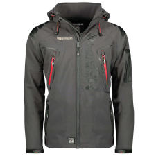 Geographical Norway férfi kabát TECHNO softshell, M Sötétszürke férfi kabát, dzseki