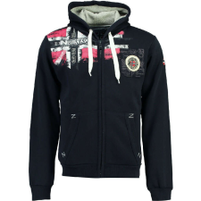 Geographical Norway férfi kapucnis FESPOTE MEN 100, S Fekete férfi pulóver, kardigán