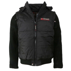  GEOGRAPHICAL NORWAY férfi mellény CRUMBERRY MEN 056 levehető ujjak, L Fekete